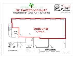 600 Haverford Rd, Haverford Township, PA à louer Plan de site– Image 1 sur 1