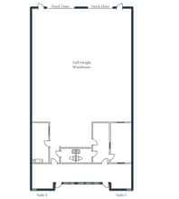 15455 Red Hill Ave, Tustin, CA à louer Plan d’étage– Image 1 sur 1