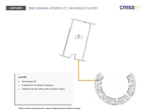 3550 General Atomics Ct, San Diego, CA à louer Plan d’étage– Image 1 sur 1