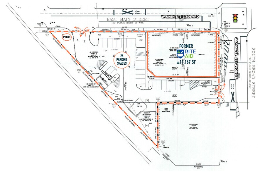 10 W Main St, Lansdale, PA à vendre - Plan de site – Image 2 sur 2