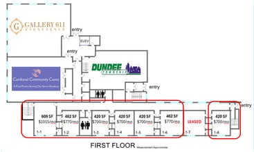 611 E Main St, East Dundee, IL à louer Plan d’étage– Image 1 sur 1