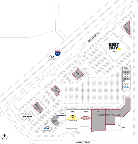 E Skelly Dr, Tulsa, OK à louer - Plan de site – Image 2 sur 3