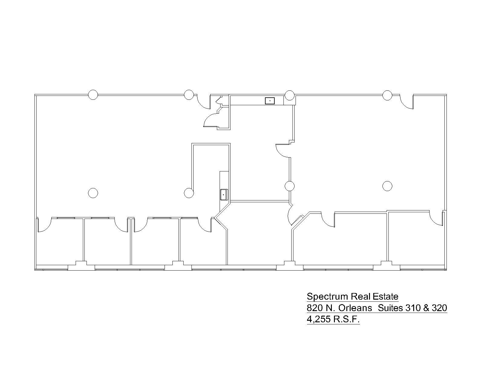 820 N Orleans St, Chicago, IL à louer Plan d’étage– Image 1 sur 1