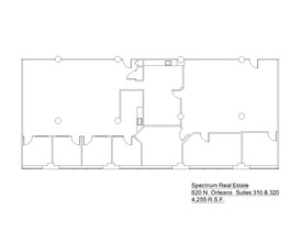 820 N Orleans St, Chicago, IL à louer Plan d’étage– Image 1 sur 1