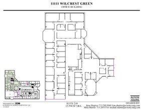 11111 Wilcrest Green Dr, Houston, TX à louer Plan d’étage– Image 1 sur 1