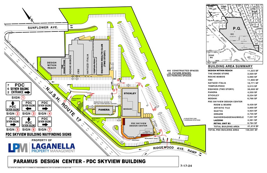 762-776 N State Rt 17, Paramus, NJ à louer - Plan de site – Image 1 sur 8