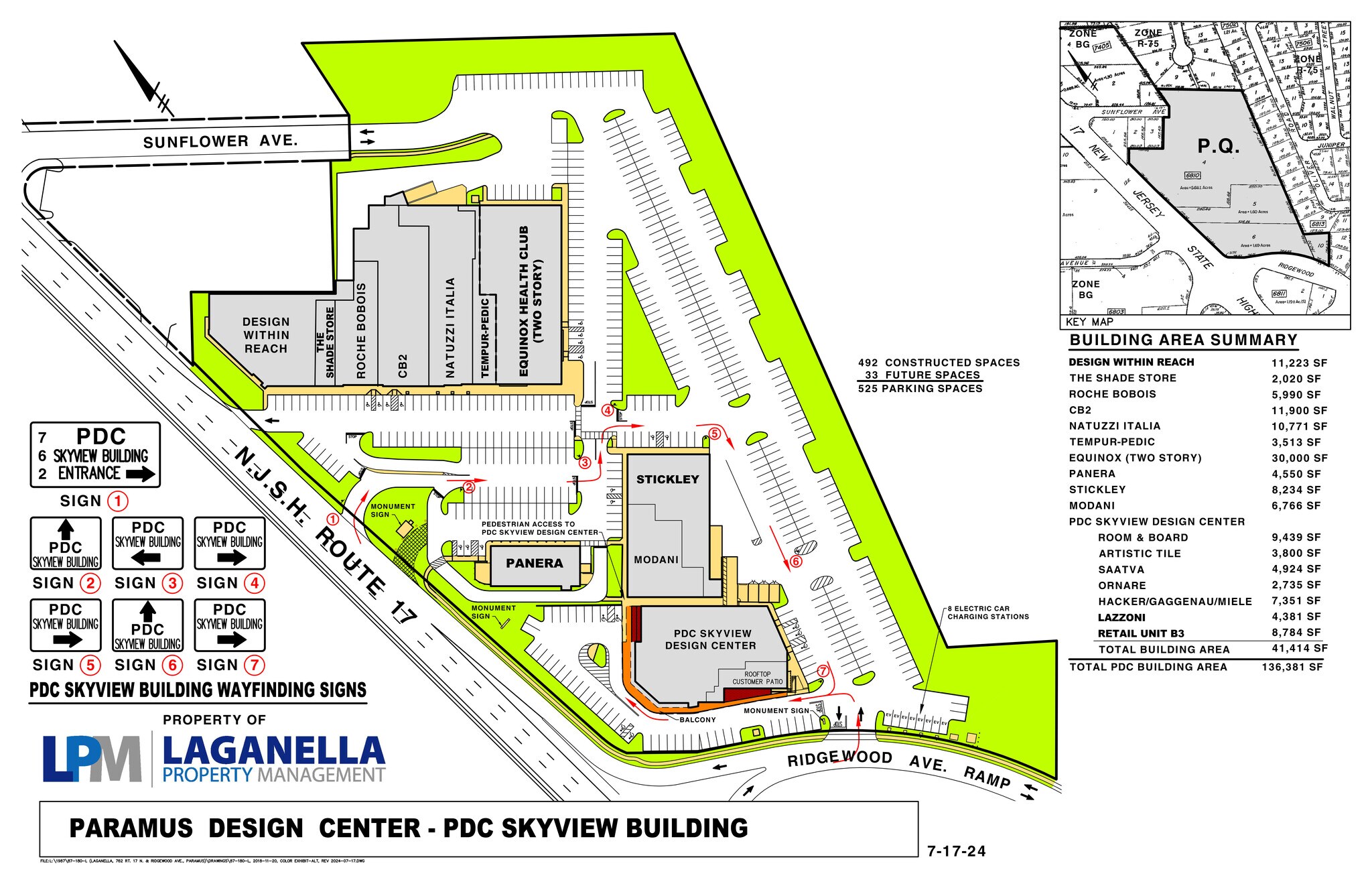 762-776 N State Rt 17, Paramus, NJ à louer Plan de site– Image 1 sur 9