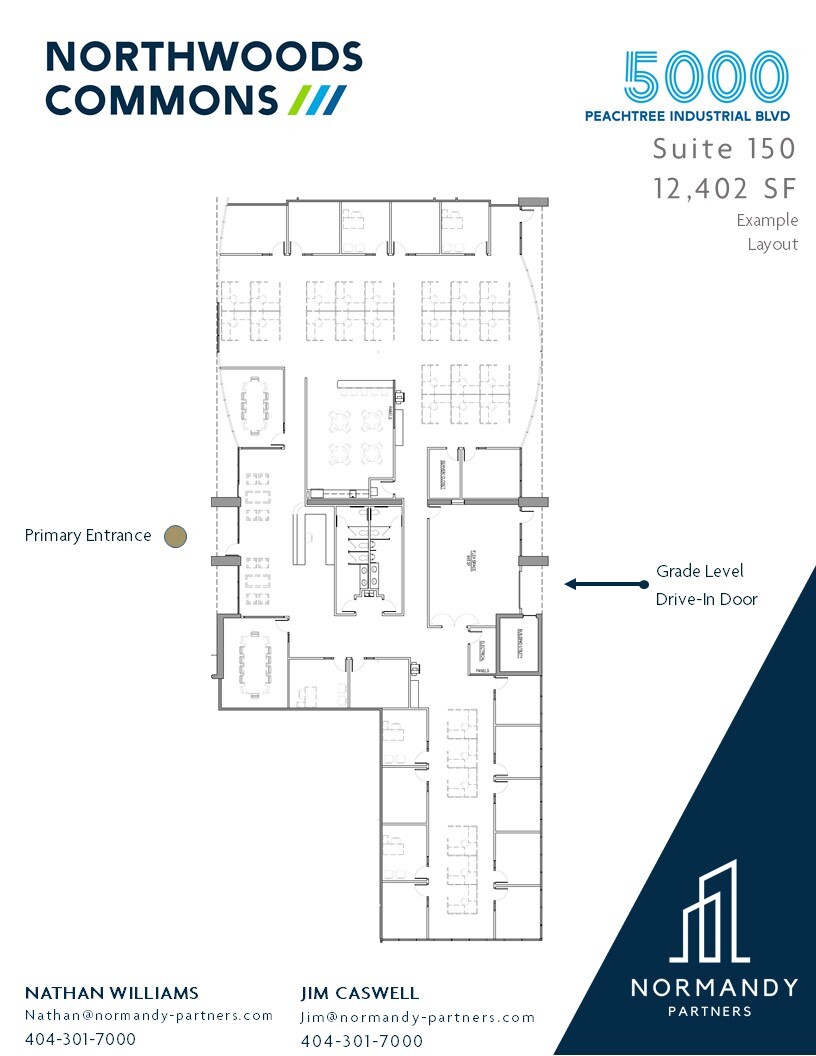 4940 Peachtree Industrial Blvd, Norcross, GA à louer Plan d’étage– Image 1 sur 7