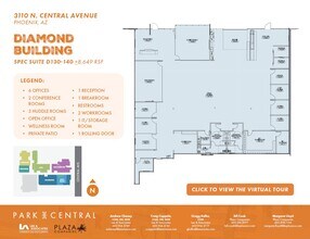 3110 N Central Ave, Phoenix, AZ à louer Plan d’étage– Image 1 sur 1