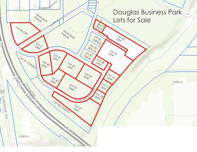 Douglas Business park, Douglas, WY à vendre - Plan cadastral – Image 2 sur 2