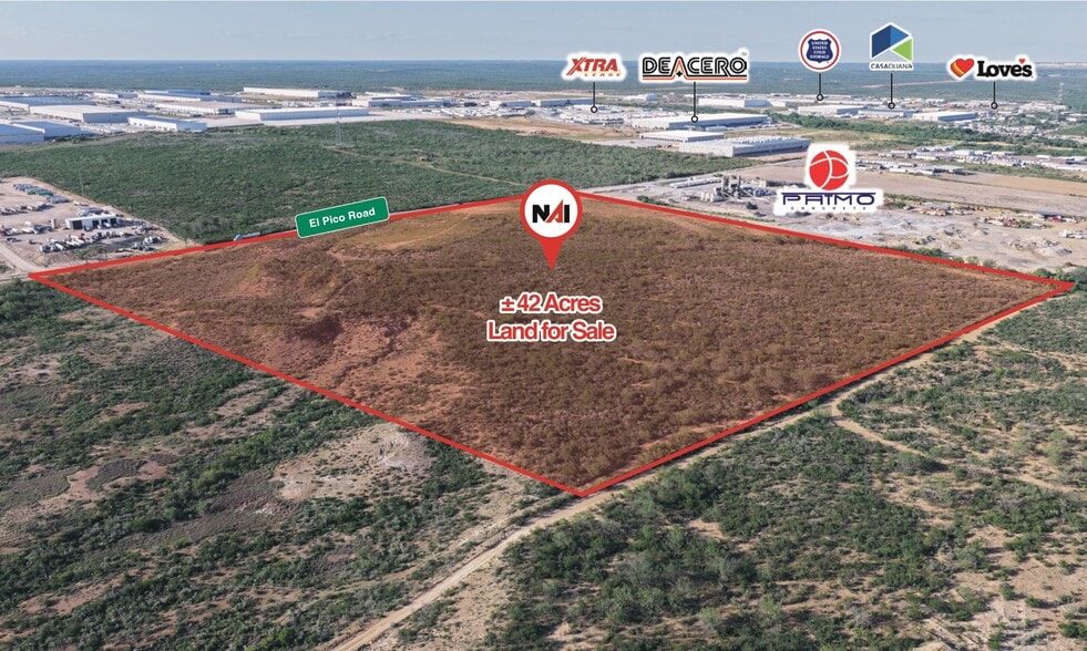 000 El Pico Rd, Laredo, TX à vendre - Aérien – Image 2 sur 10