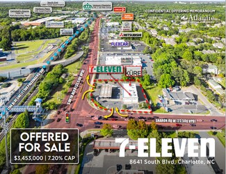 Plus de détails pour 8641 South Blvd, Charlotte, NC - Local commercial à vendre