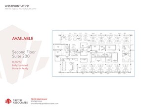 7806 Nc-751 Hwy, Durham, NC à louer Plan d’étage– Image 1 sur 7