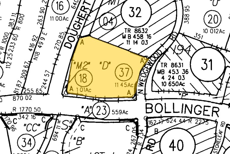 11000-11050 Bollinger Canyon Rd, San Ramon, CA à louer - Plan cadastral – Image 3 sur 3
