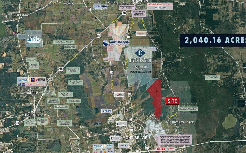 Hwy 146 & FM 1409, Mont Belvieu, TX à vendre - Photo principale – Image 1 sur 2