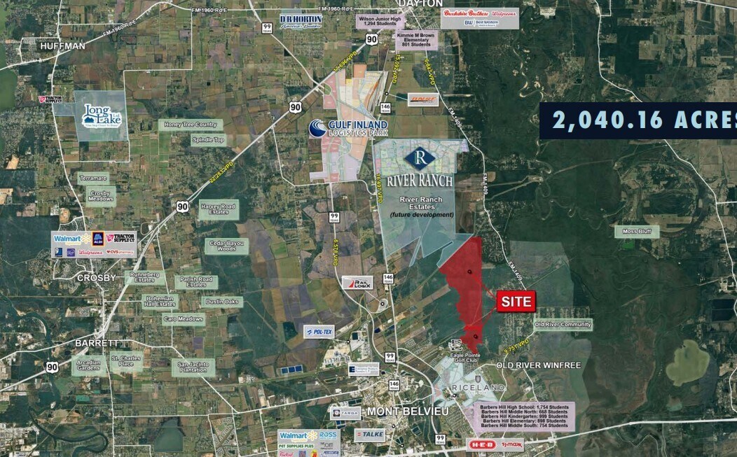 Hwy 146 & FM 1409, Mont Belvieu, TX à vendre Photo principale– Image 1 sur 3
