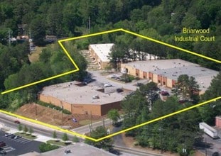 1816 Briarwood Industrial Ct NE, Atlanta, GA - Vue aérienne  vue de carte
