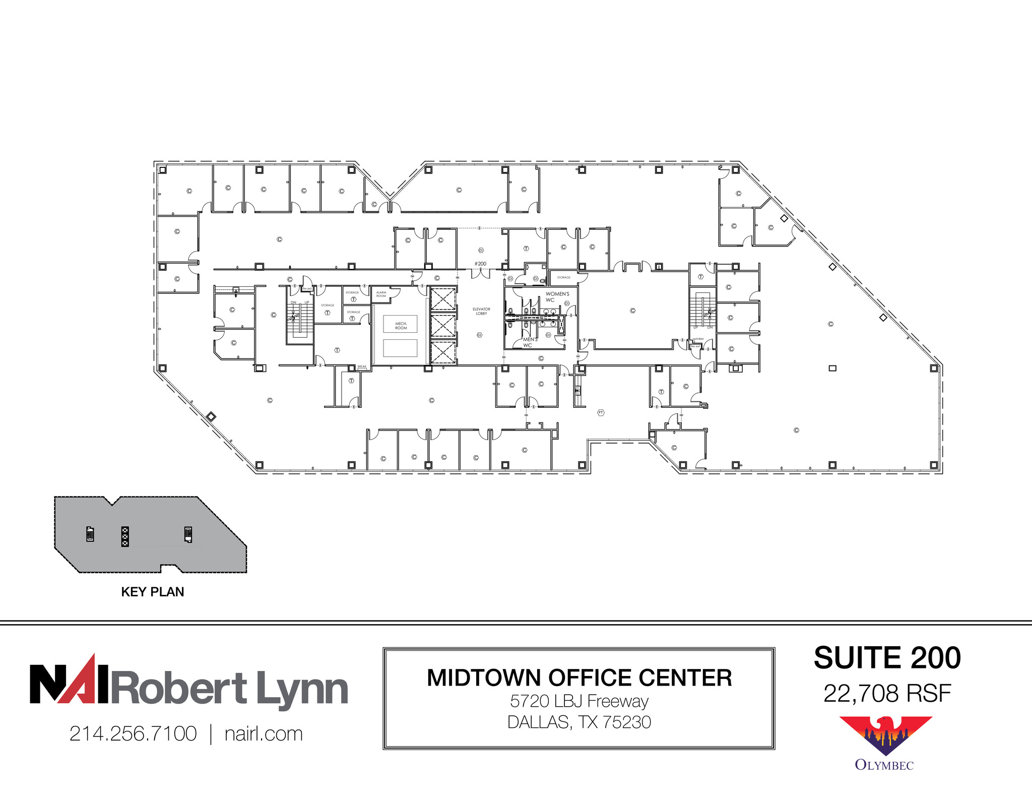 5720 Lyndon B Johnson Fwy, Dallas, TX à louer Plan d’étage– Image 1 sur 1