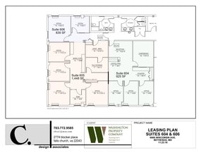 6900 Wisconsin Ave, Bethesda, MD à louer Plan de site– Image 1 sur 2