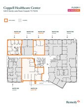 546 E Sandy Lake Rd, Coppell, TX à louer Plan d’étage– Image 1 sur 1