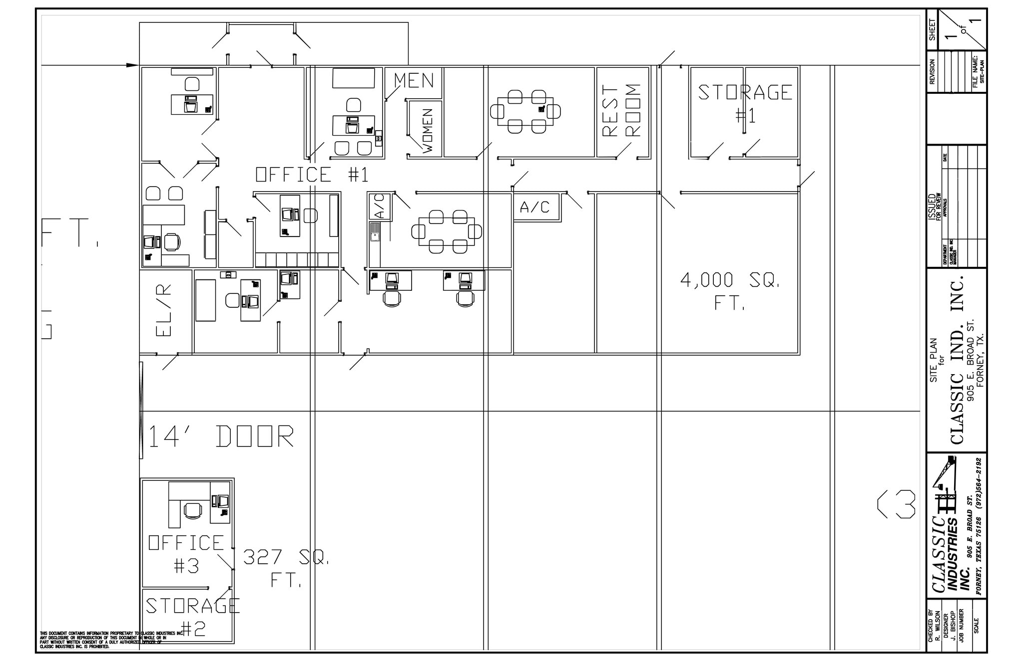 905 E Broad St, Forney, TX à louer Plan de site– Image 1 sur 3