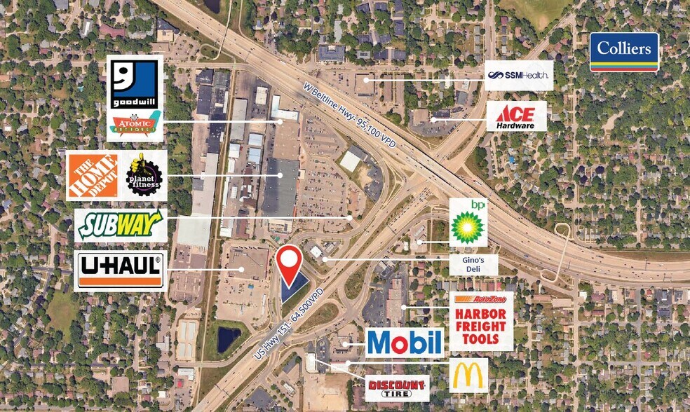 4702 Verona Rd, Madison, WI à louer - Photo de l’immeuble – Image 2 sur 8