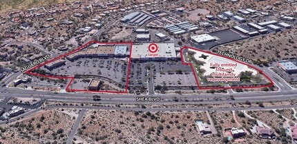 16725-16845 E Shea Blvd, Fountain Hills, AZ - VUE AÉRIENNE  vue de carte - Image1