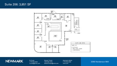 2296 Henderson Mill Rd NE, Atlanta, GA à louer Plan d’étage– Image 1 sur 1