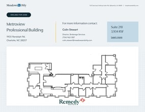1900 Randolph Rd, Charlotte, NC à louer Plan de site– Image 1 sur 1
