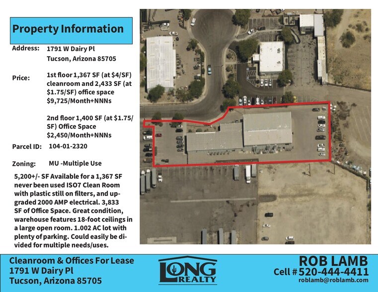 1791 W Dairy Pl, Tucson, AZ à louer - Photo de l’immeuble – Image 3 sur 8