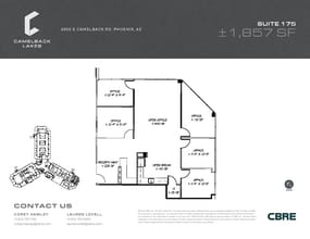 2850 E Camelback Rd, Phoenix, AZ à louer Plan d’étage– Image 2 sur 2