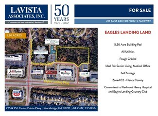 Plus de détails pour Eagles Landing Pky, Stockbridge, GA - Terrain à vendre