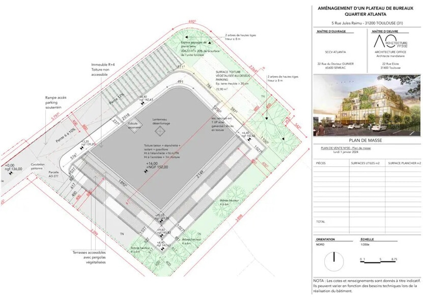 Bureau dans Toulouse à vendre - Plan d’étage – Image 3 sur 10
