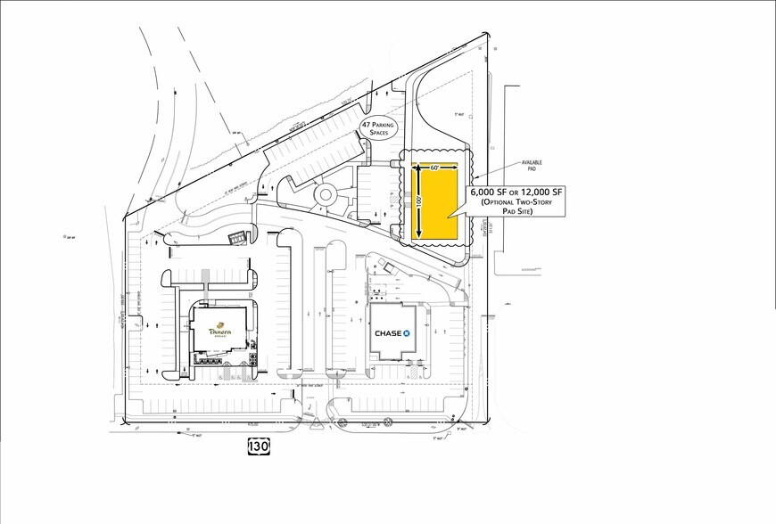 392 US Highway 130, East Windsor, NJ à louer - Plan de site – Image 2 sur 5