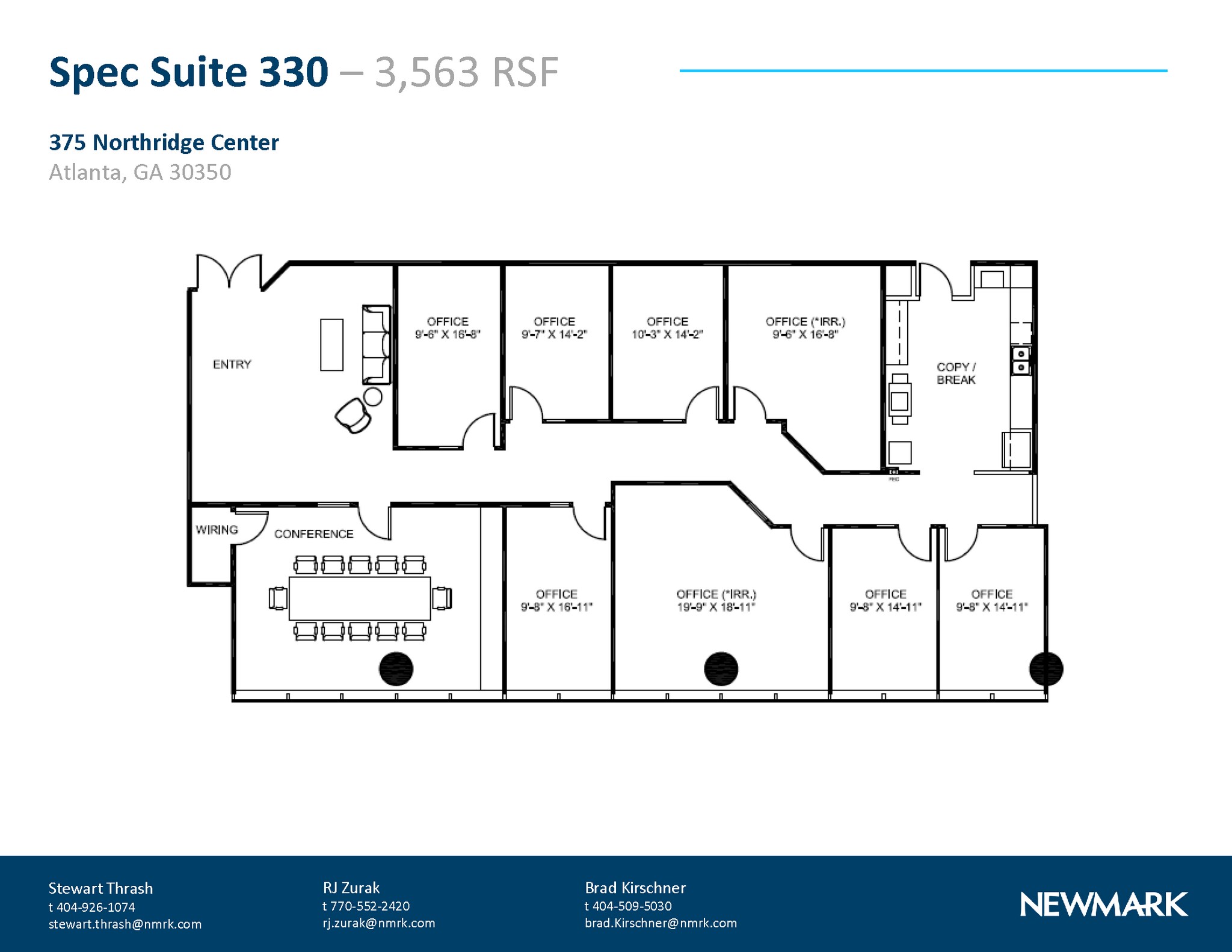 375 Northridge Rd, Atlanta, GA à louer Plan d’étage– Image 1 sur 16