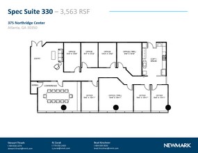 375 Northridge Rd, Atlanta, GA à louer Plan d’étage– Image 1 sur 16