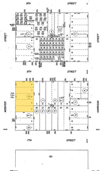 714-734 Webster St, Oakland, CA à louer - Plan cadastral – Image 3 sur 3