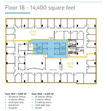 840 7th Ave SW, Calgary, AB à louer Plan d’étage– Image 1 sur 1
