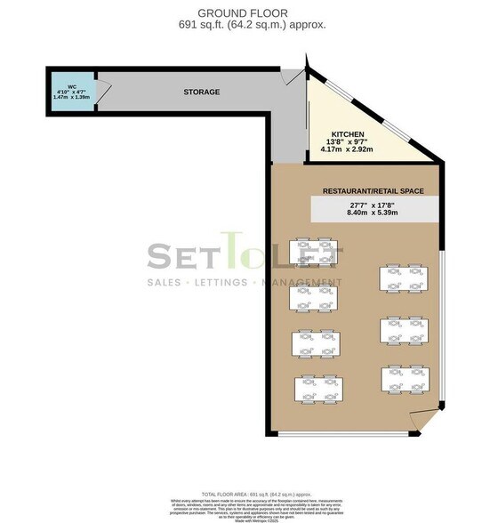 1 Newport Pl, Leicester à vendre - Plan d’étage – Image 2 sur 2