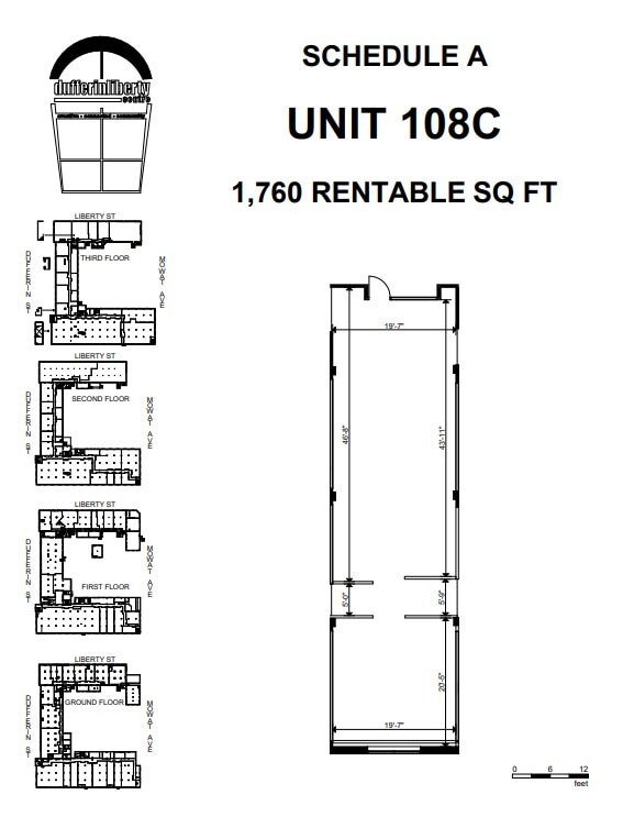 219 Dufferin St, Toronto, ON à louer Plan d’étage– Image 1 sur 1