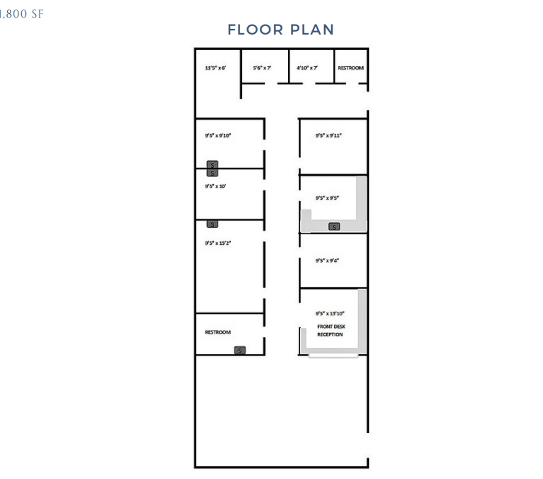 1550 N Mannheim Rd, Stone Park, IL à louer Plan d’étage– Image 1 sur 1