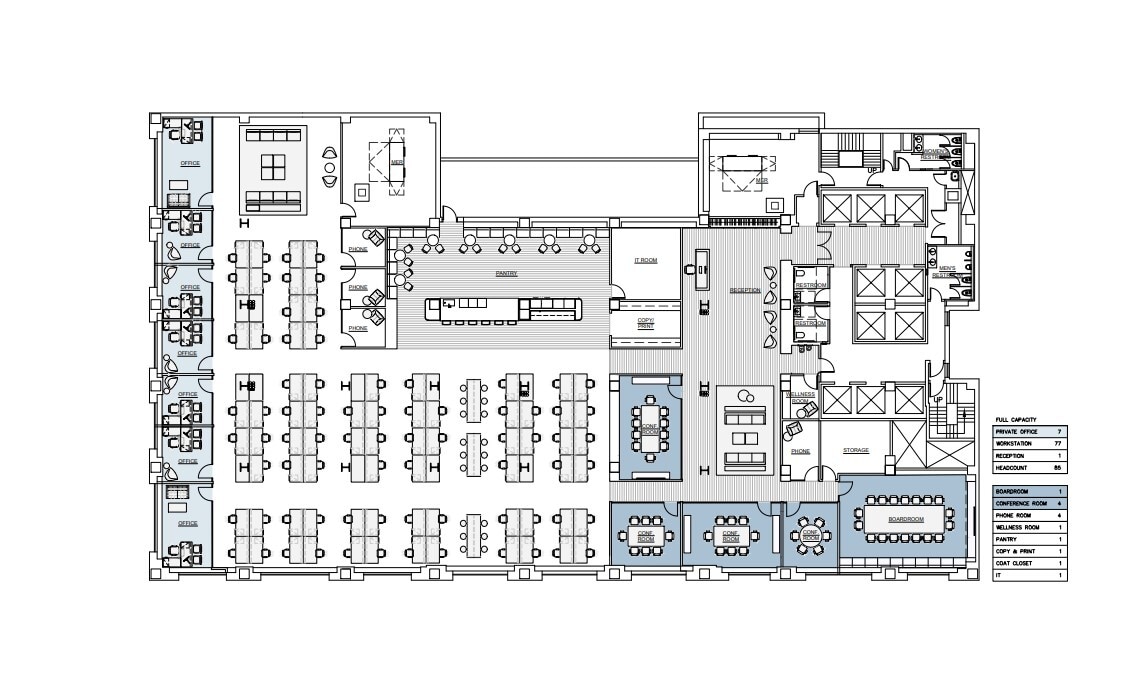 521 Fifth Ave, New York, NY à louer Plan d’étage– Image 1 sur 2