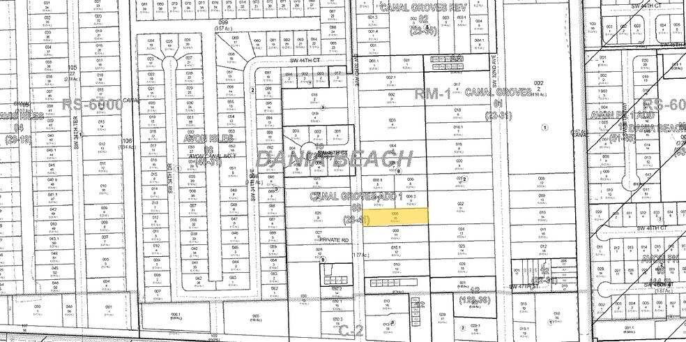 4650 SW 33rd Ave, Fort Lauderdale, FL à vendre - Plan cadastral – Image 2 sur 5