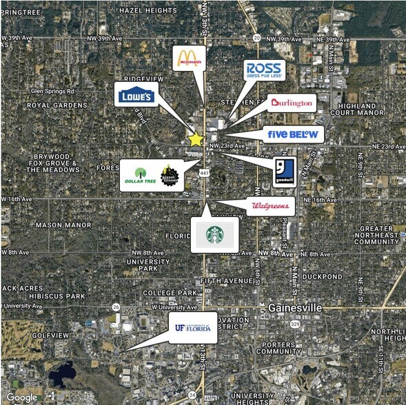 2320-2330 NW 13th St, Gainesville, FL à vendre - Photo de l’immeuble – Image 3 sur 6