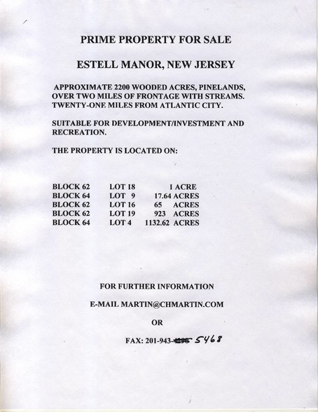 Cape May Ave, Estell Manor, NJ à vendre - Autre – Image 2 sur 2