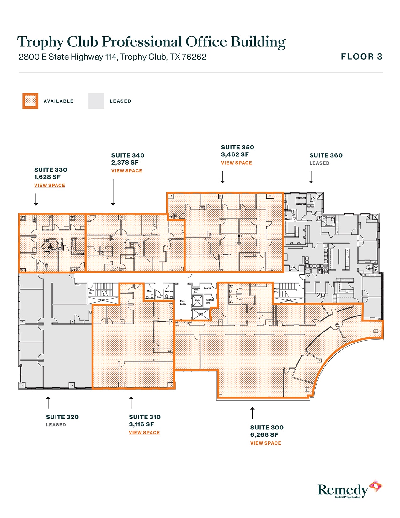 2800 E State Highway 114, Trophy Club, TX à louer Plan d’étage– Image 1 sur 5