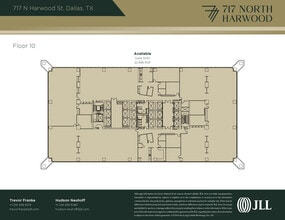 717 N Harwood St, Dallas, TX à louer Plan d’étage– Image 1 sur 1