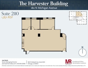 180 N Michigan Ave, Chicago, IL à louer Plan d’étage– Image 1 sur 5