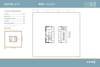 550 W Van Buren St, Chicago, IL à louer Plan d’étage– Image 1 sur 1