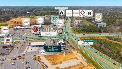 2265 Jodeco Rd, McDonough, GA - Vue aérienne  vue de carte - Image1